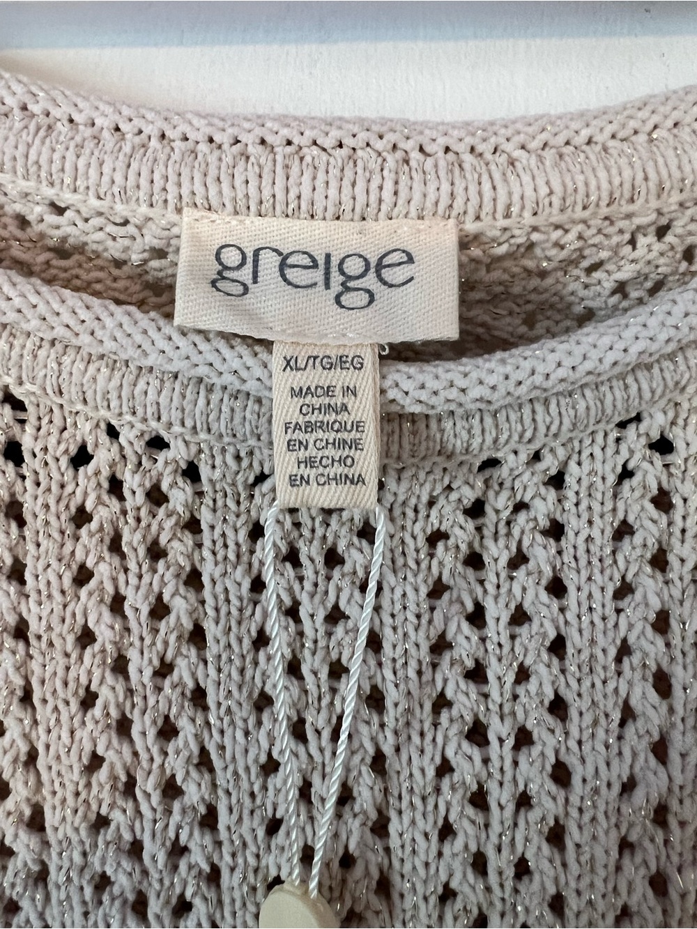 Open Knit Lightweight Sweater with Crochet Flower Details - Picture 8 of 10